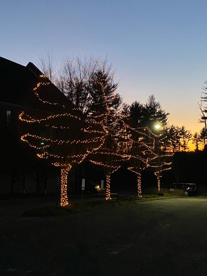 Church Christmas Lights Installation